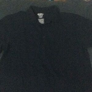 Dark Blue Gildan DryBlend Polo